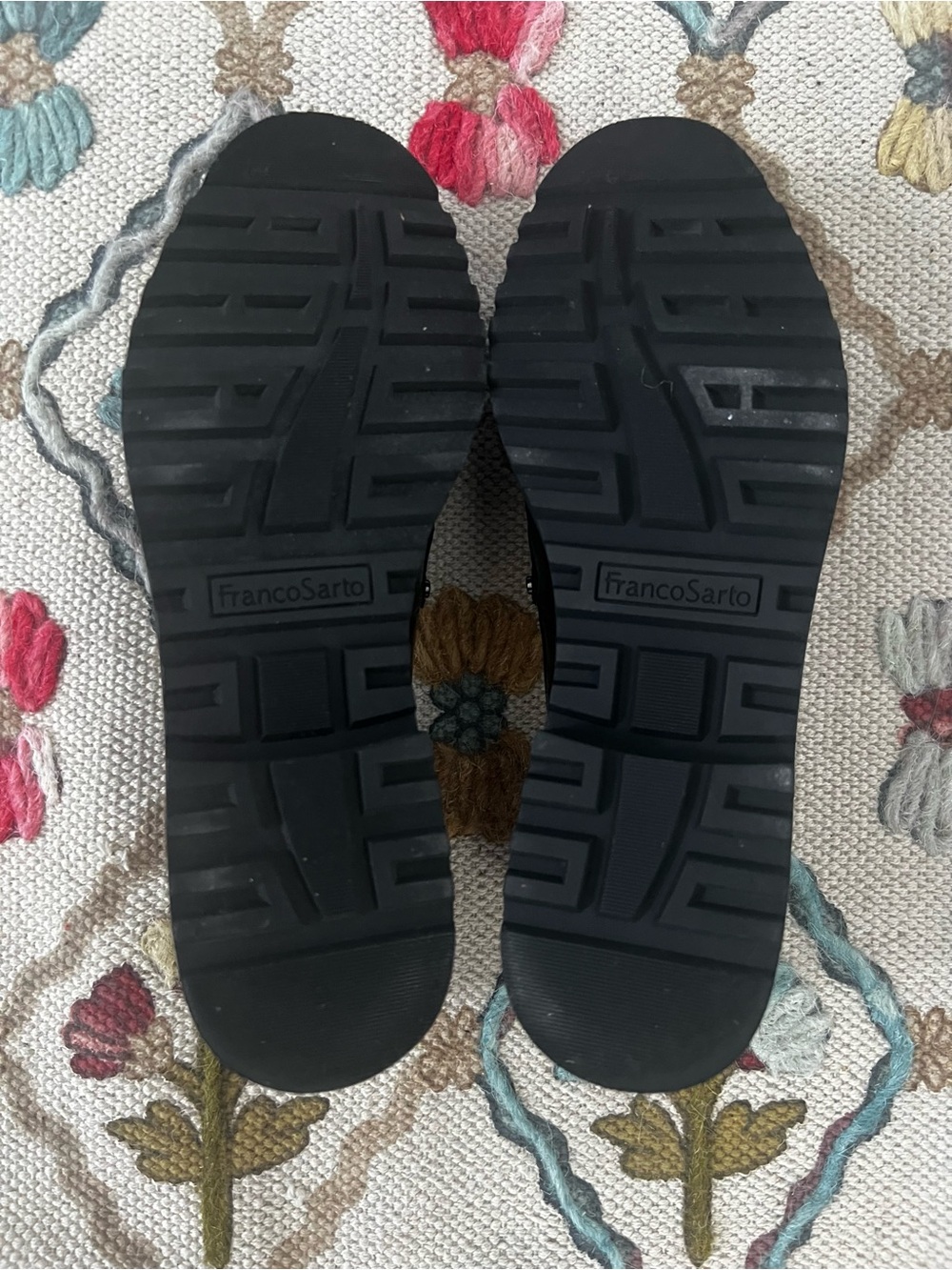 Franco Sarto Black Patent Penny Loafers - Picture 11 of 11